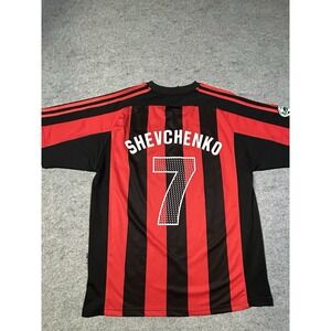 AC MILAN ITALY 2003 2004  FOOTBALL JERSEY SHIRT ADIDAS 2XL #7 Shevchenko